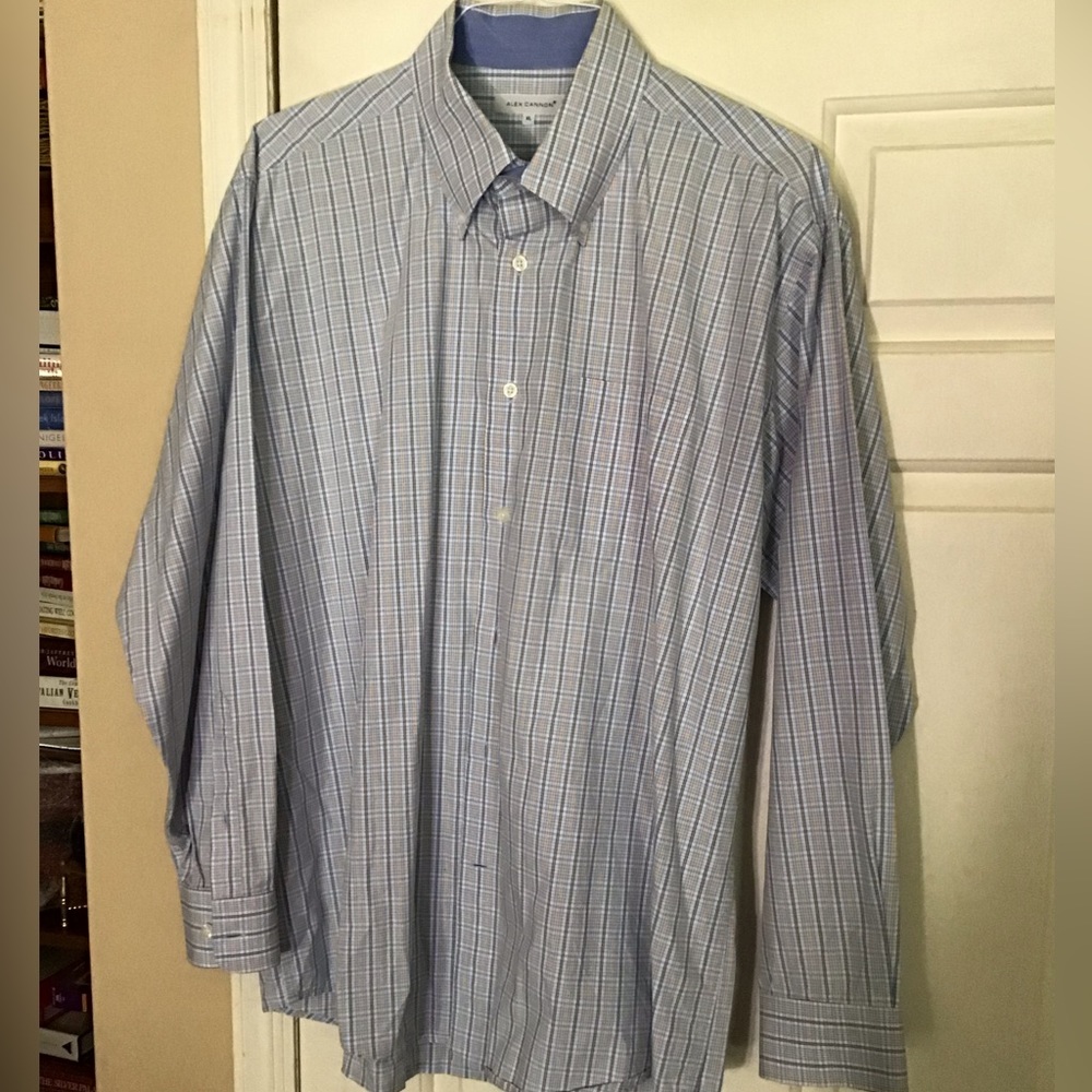 NWOT Alex Cannon Long Sleeve Casual Button Down Shirt in XL